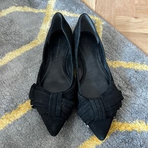 Sigerson Morrison black suede flats